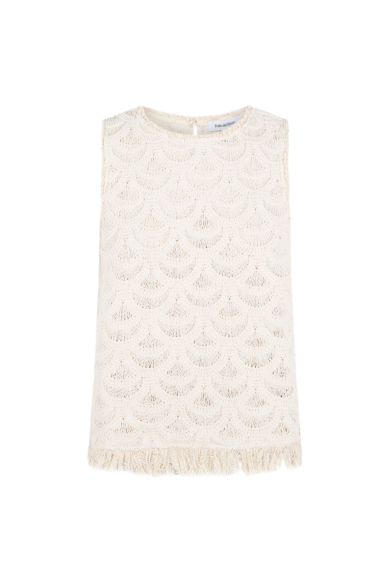 Pedro del Hierro Sleeveless crochet top