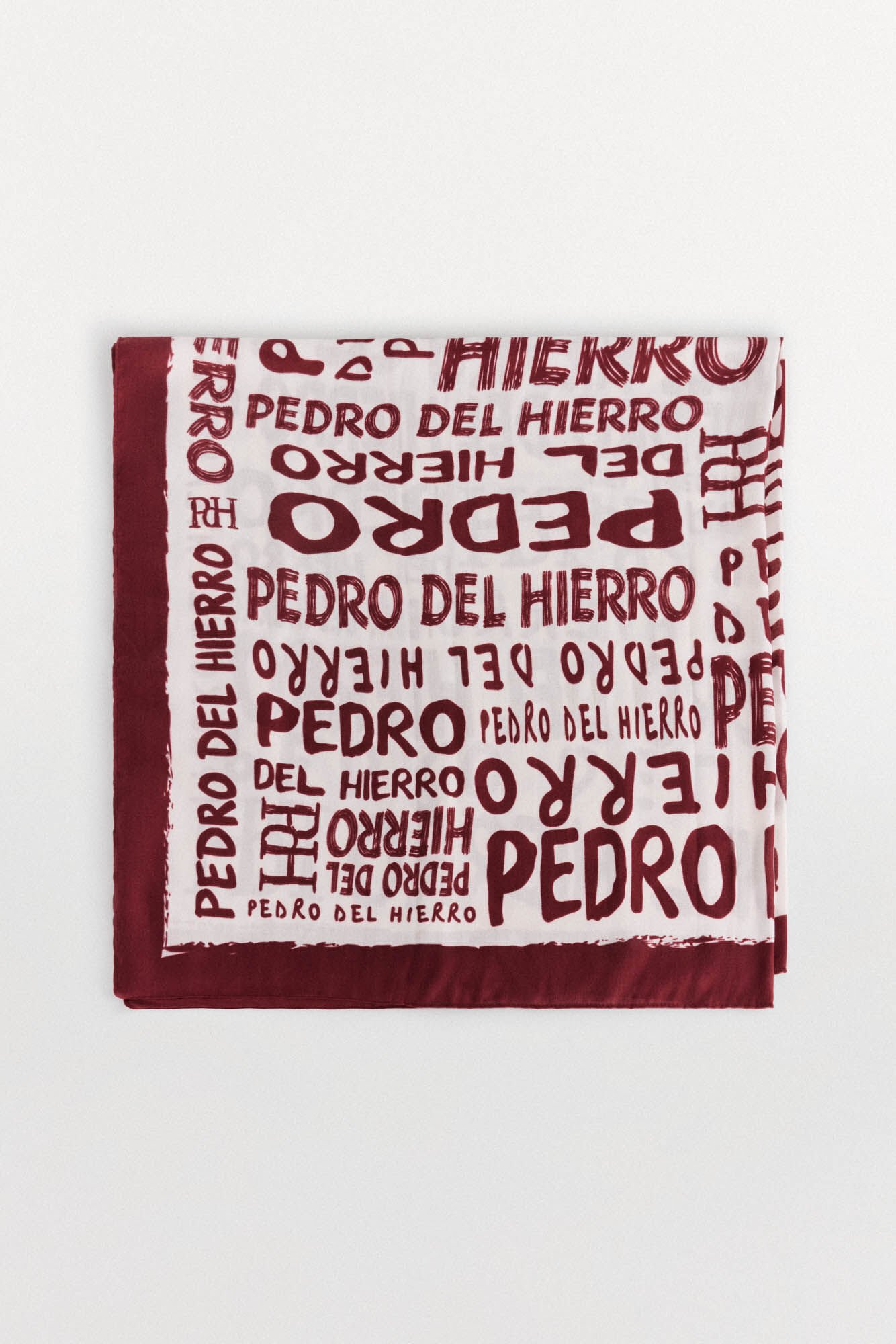 Pedro del Hierro Double-color logo shawl
