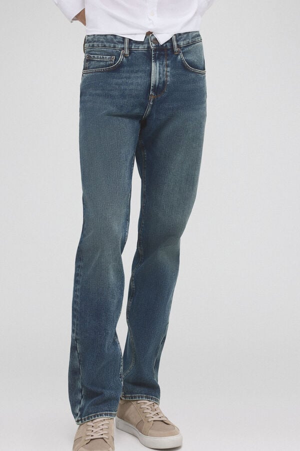 Pedro del Hierro Jeans premium flex leve regular fit Azul