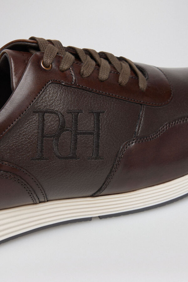 Pedro del Hierro Icon rubber sole trainer  Brown