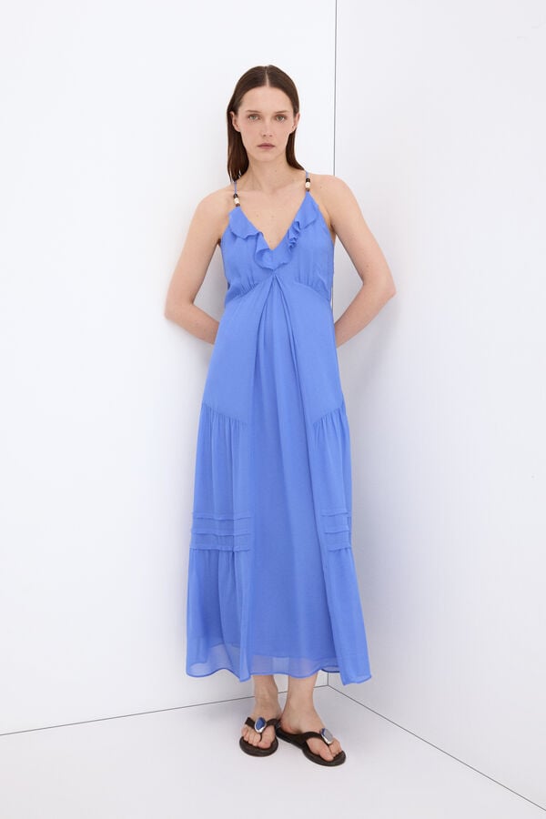Pedro del Hierro Fluid strap dress Blue
