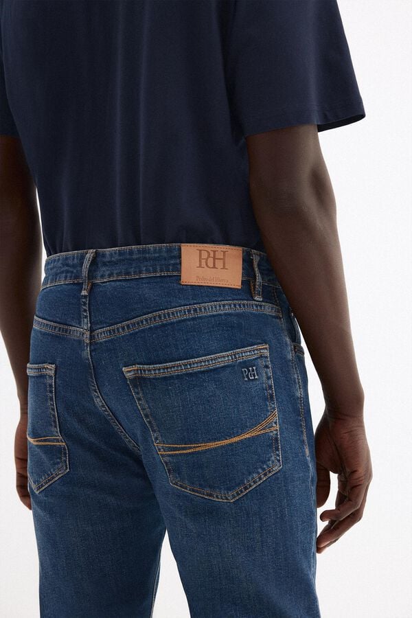 Pedro del Hierro Pantal&oacute;n vaquero ligero slim fit Azul