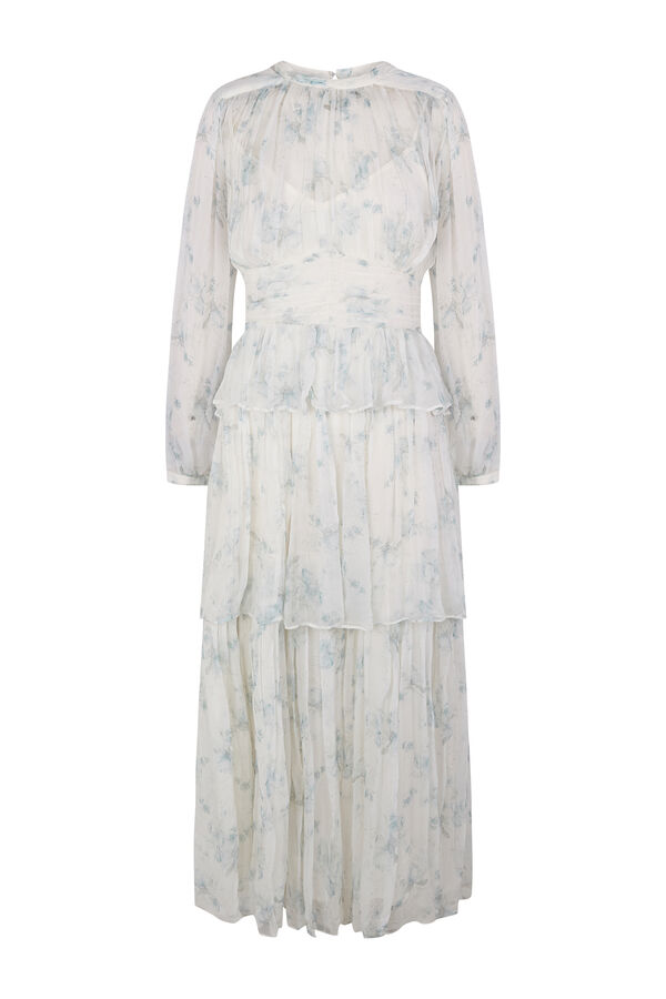 TFP by Tamara Falcó Ruffled dress Turquoise