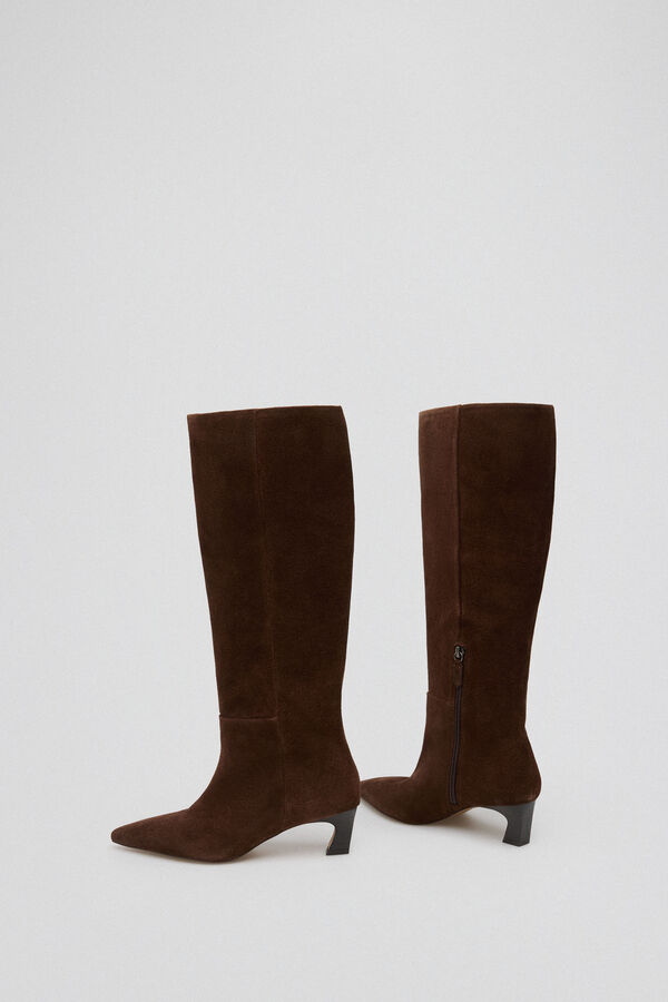 Pedro del Hierro Brown leather boot Brown