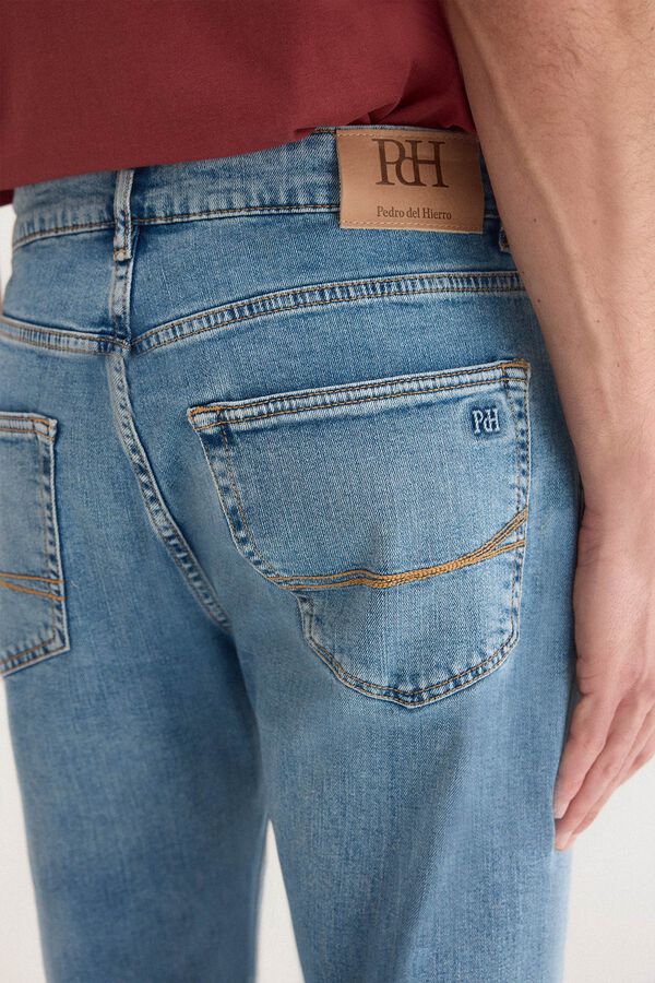 Pedro del Hierro Premium flex lightweight regular fit jeans Blue