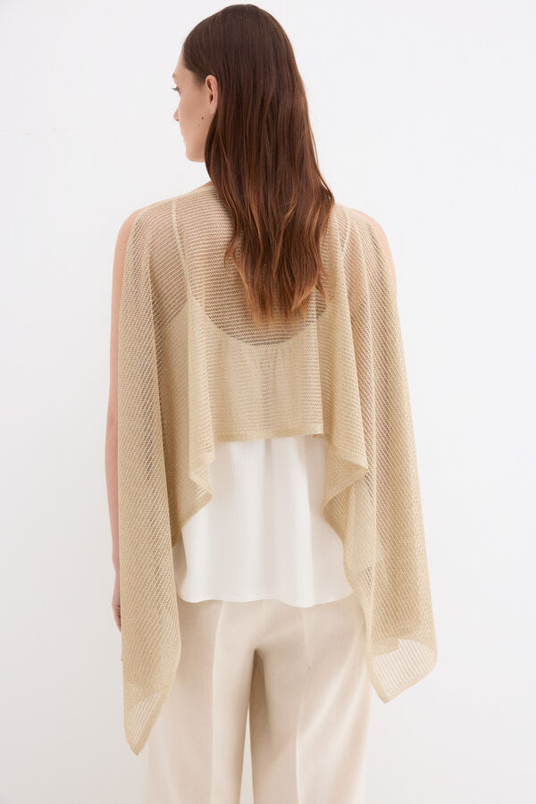 Pedro del Hierro Capa lentejuelas Crudo