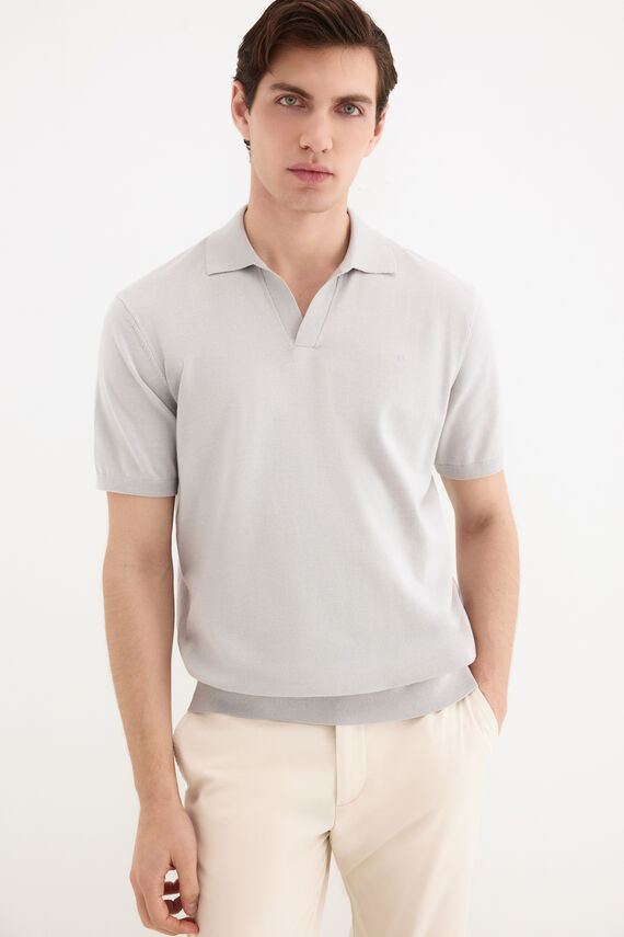 Jersey polo premium manga corta algodón