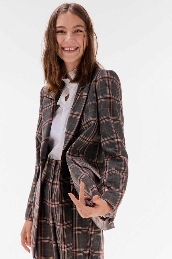 TFP by Tamara Falcó Checked blazer Grey