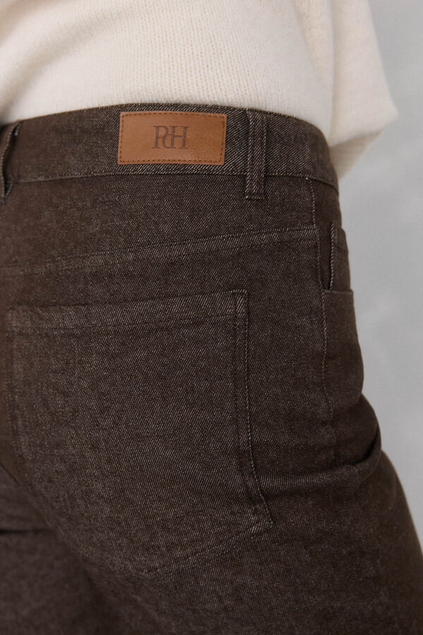 Pedro del Hierro Jeans stove pipe basic Brown