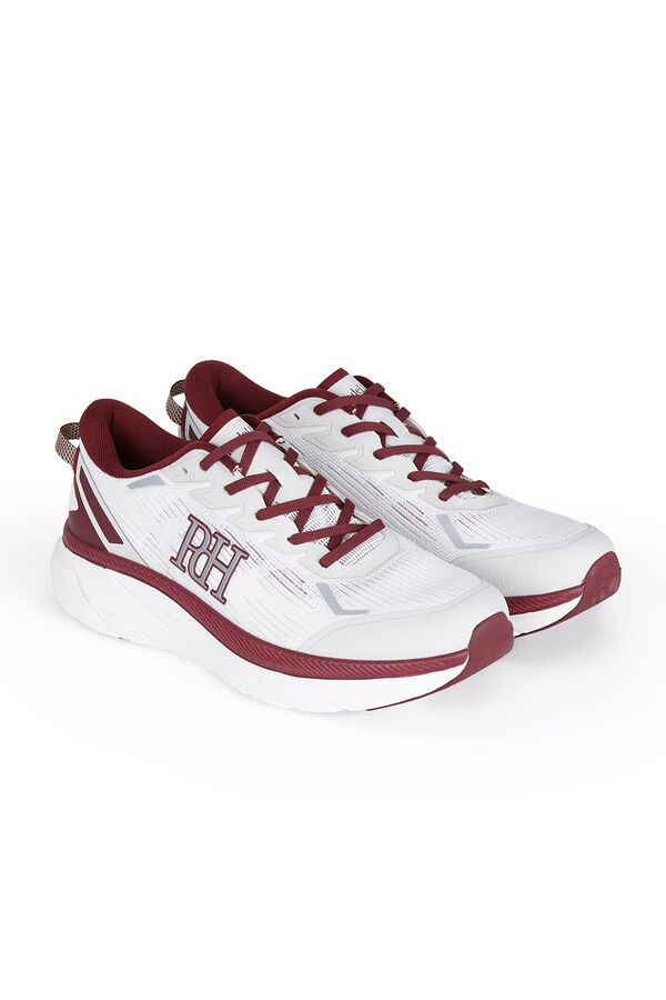 Pedro del Hierro Textile trainers Burgundy