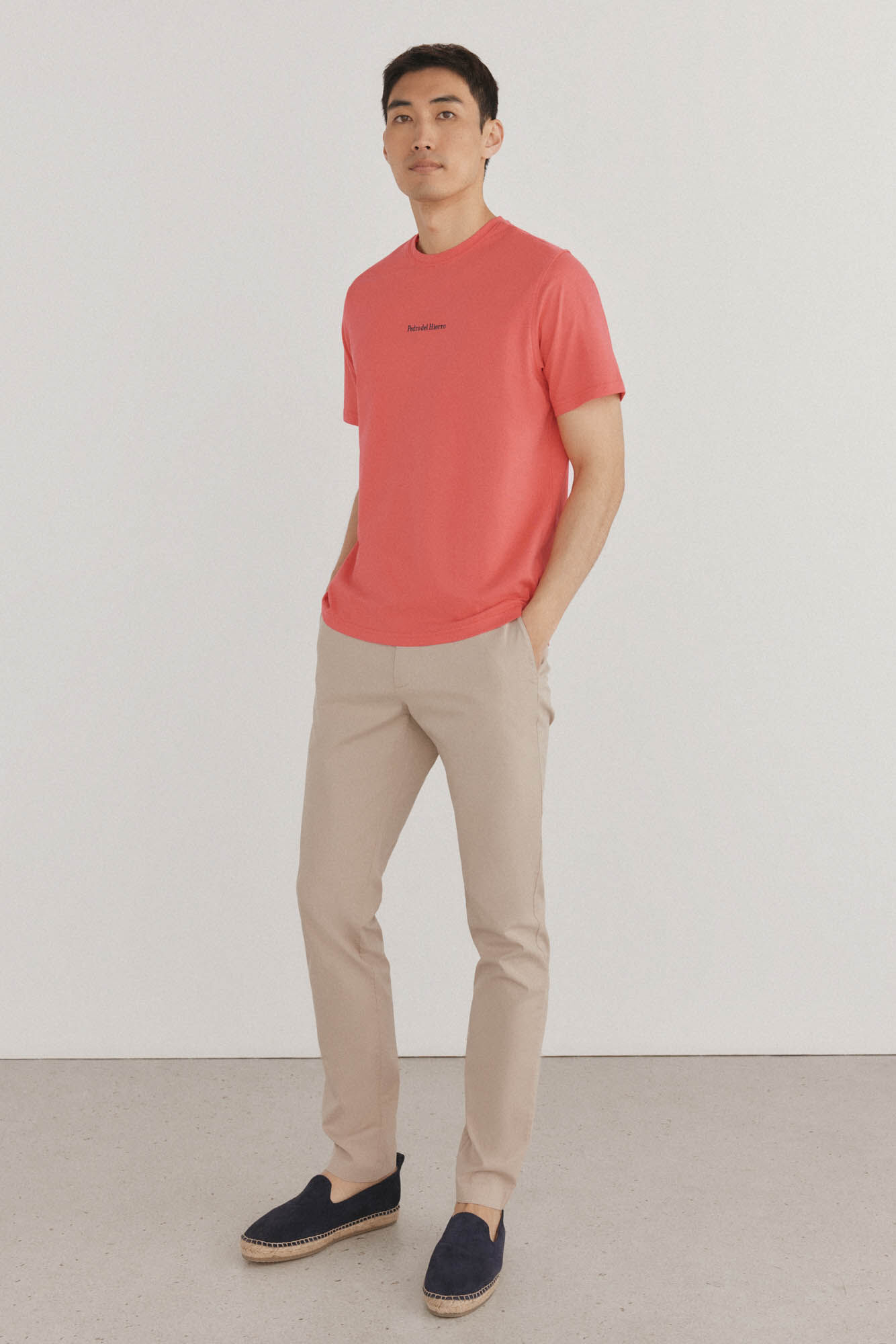 Pedro del Hierro Camiseta com logo posicional