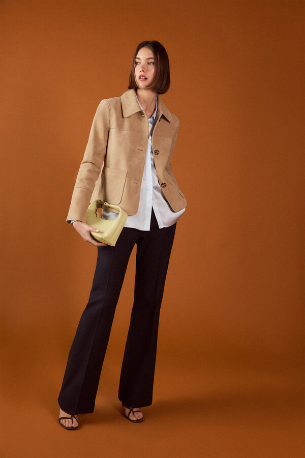 TFP by Tamara Falc&oacute; Blusa em seda Azul