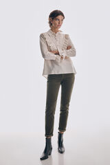 Pedro del Hierro 100% TENCEL&reg; Lyocell denim shirt Beige