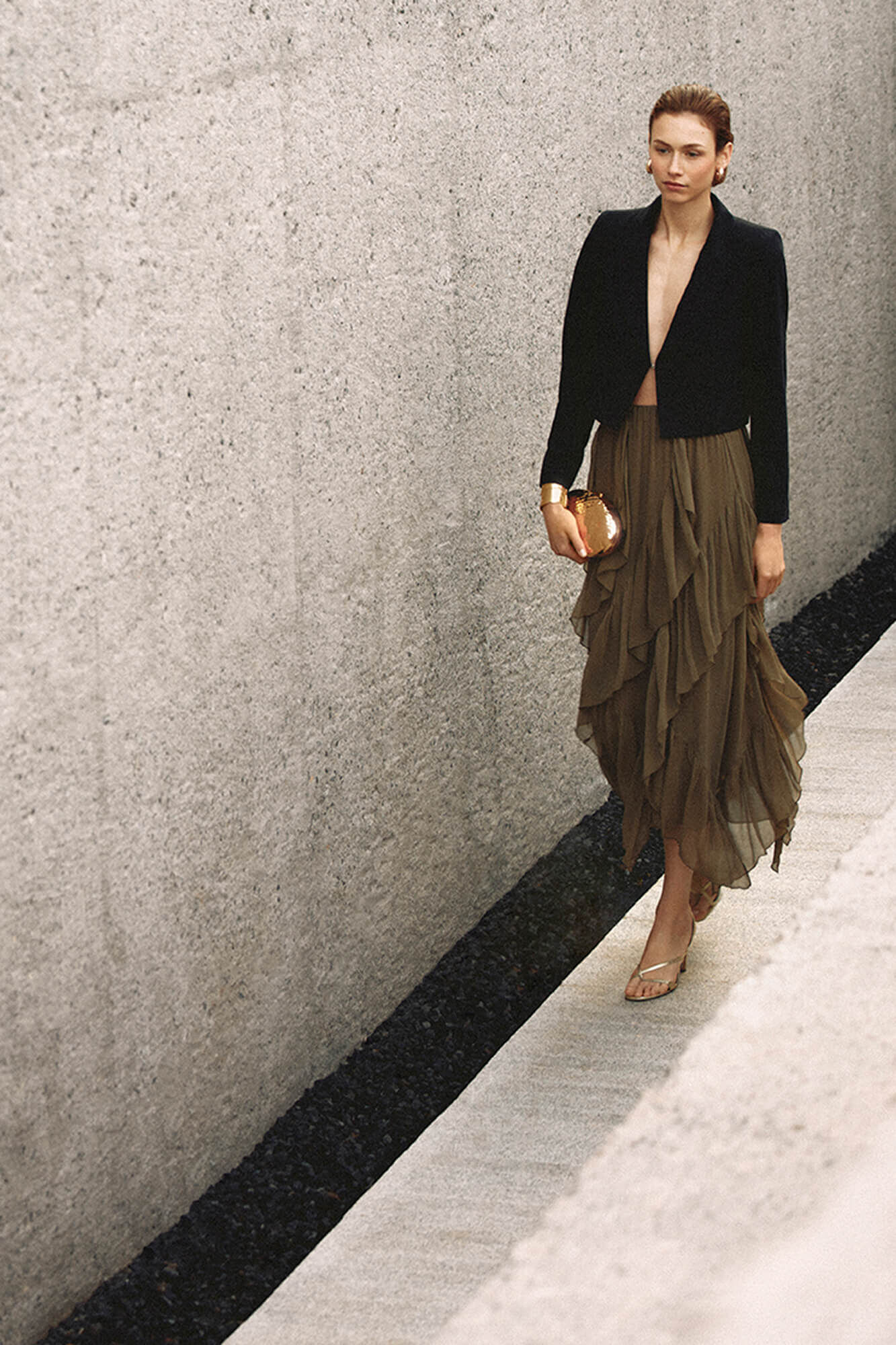 Pedro del Hierro Romantic ruffled skirt