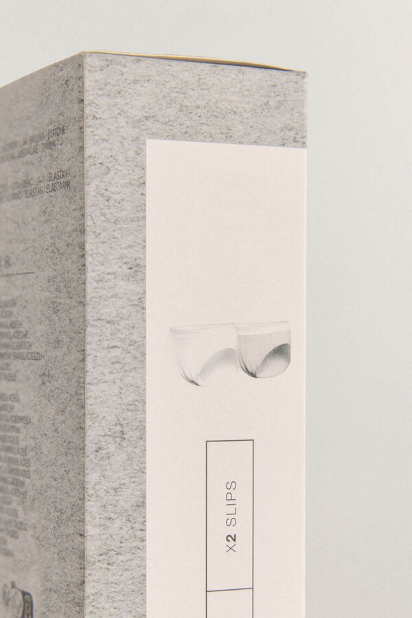 Pedro del Hierro Pack of 2 jersey-knit briefs White