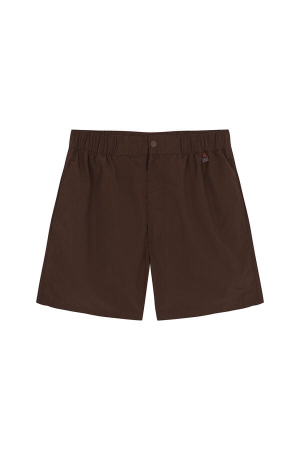 Pedro del Hierro Plain button fastening swimwear Brown