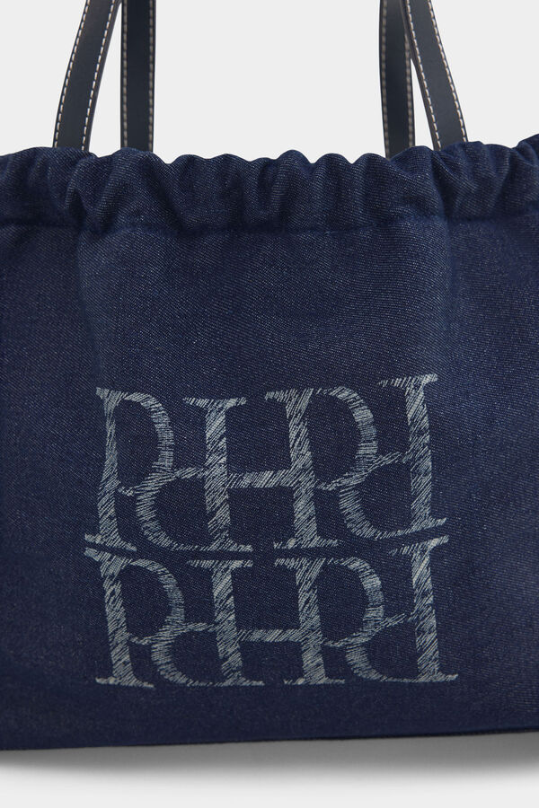 Pedro del Hierro Shopper denim Azul