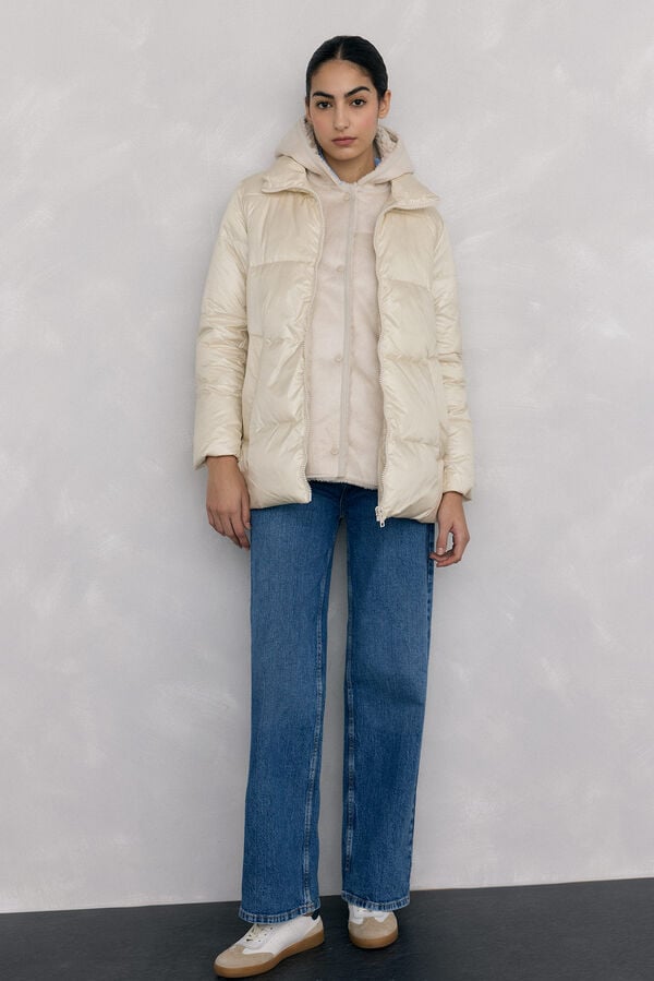 Pedro del Hierro Parka with detachable gilet Ecru