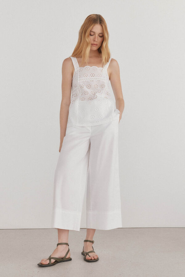 Pedro del Hierro Combined tank straps White
