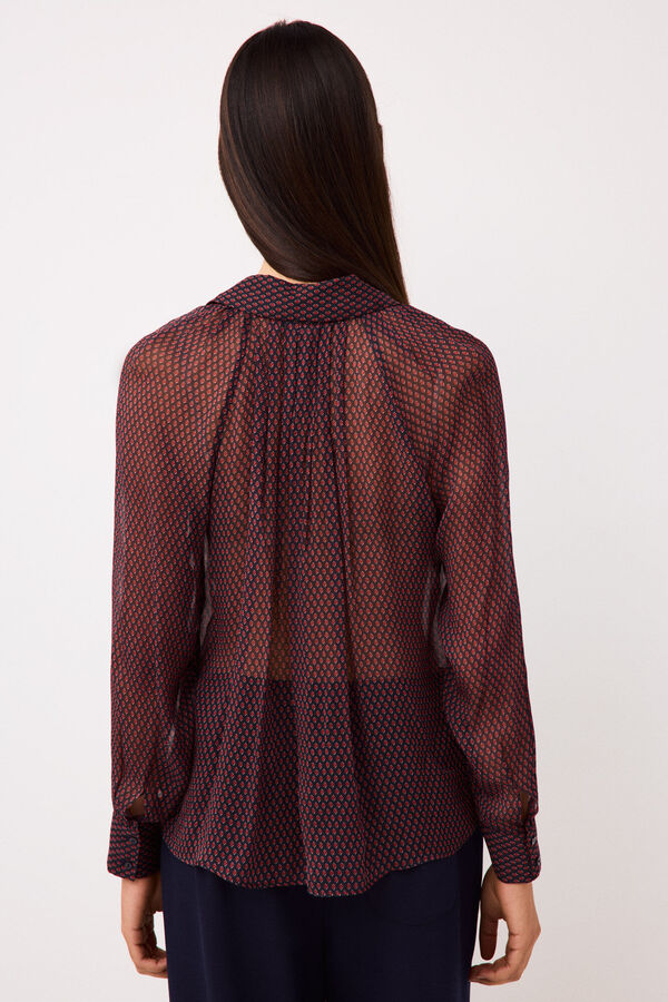 Pedro del Hierro Blusa estampada Rojo