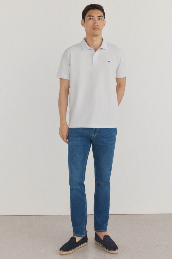 Pedro del Hierro Polo básico piqué Gris