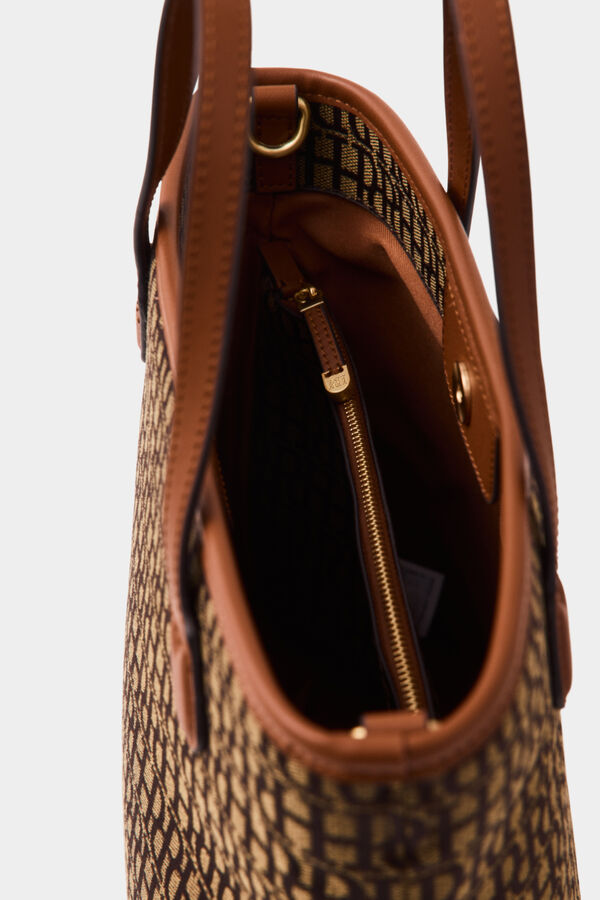 Pedro del Hierro Logo tote bag Brown