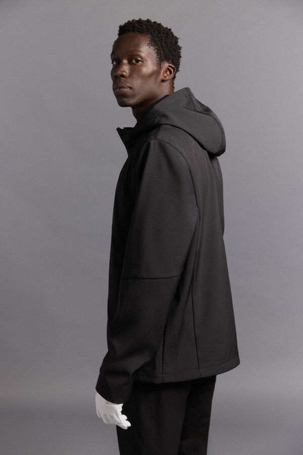 Pedro del Hierro Chaqueta lisa golf Negro