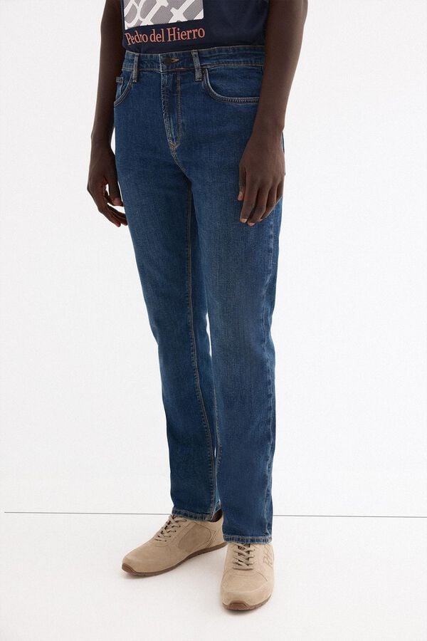 Pedro del Hierro Pantal&oacute;n vaquero ligero slim fit Azul