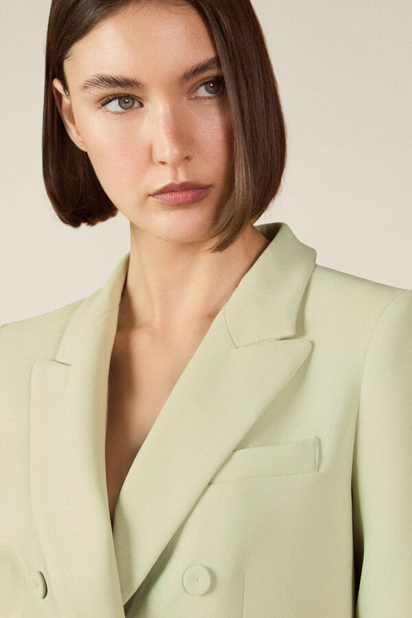 TFP by Tamara Falc&oacute; Double-breasted blazer Green