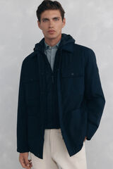 Pedro del Hierro 4-pocket jacket with views Blue