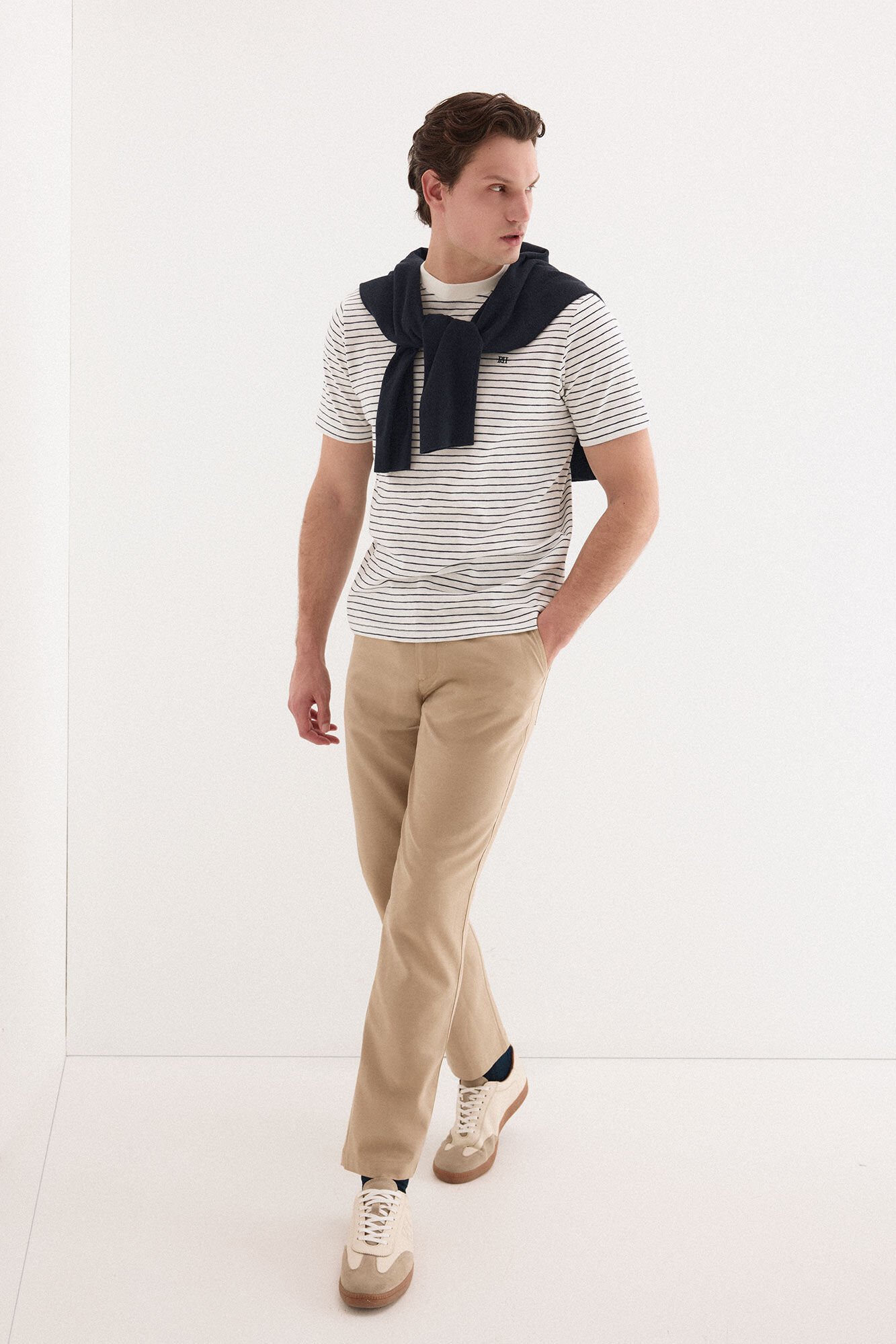 Pedro del Hierro T-shirt de riscas