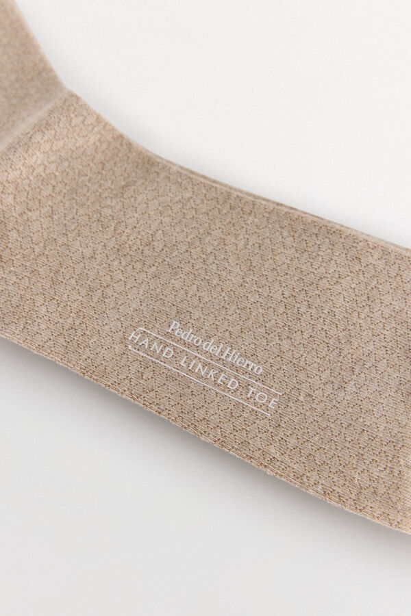 Pedro del Hierro Plain sports socks Brown