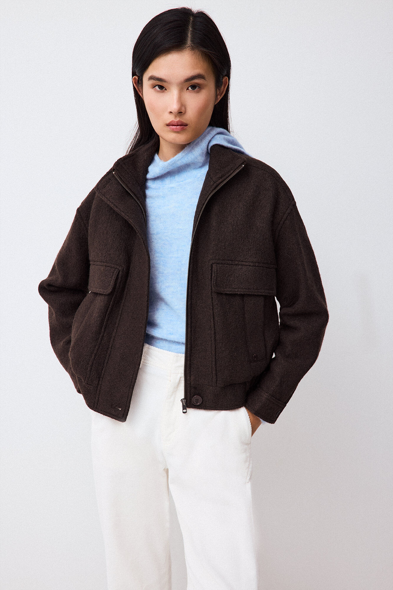 Pedro del Hierro Boucl&eacute; bomber