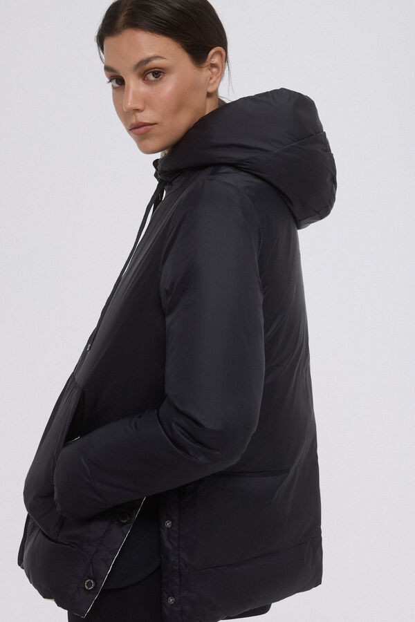 Pedro del Hierro Parka reversible capucha Negro