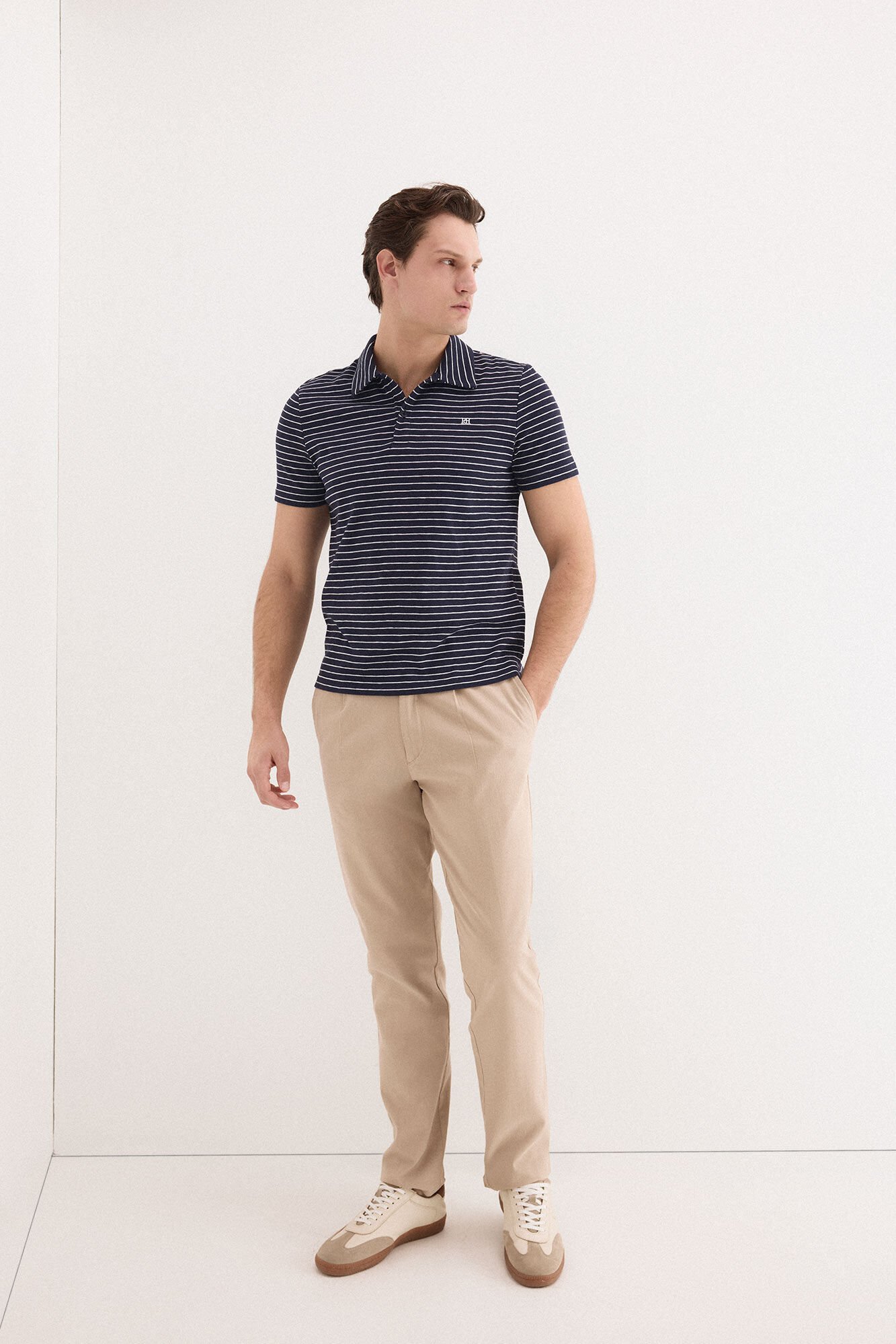 Pedro del Hierro Striped polo shirt