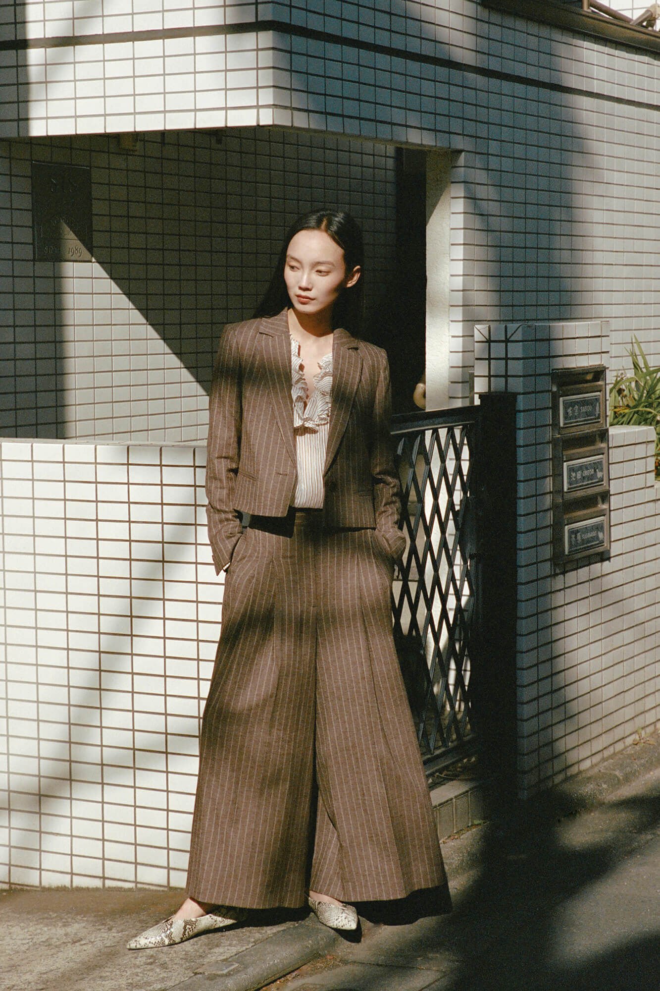 Pedro del Hierro Striped skort