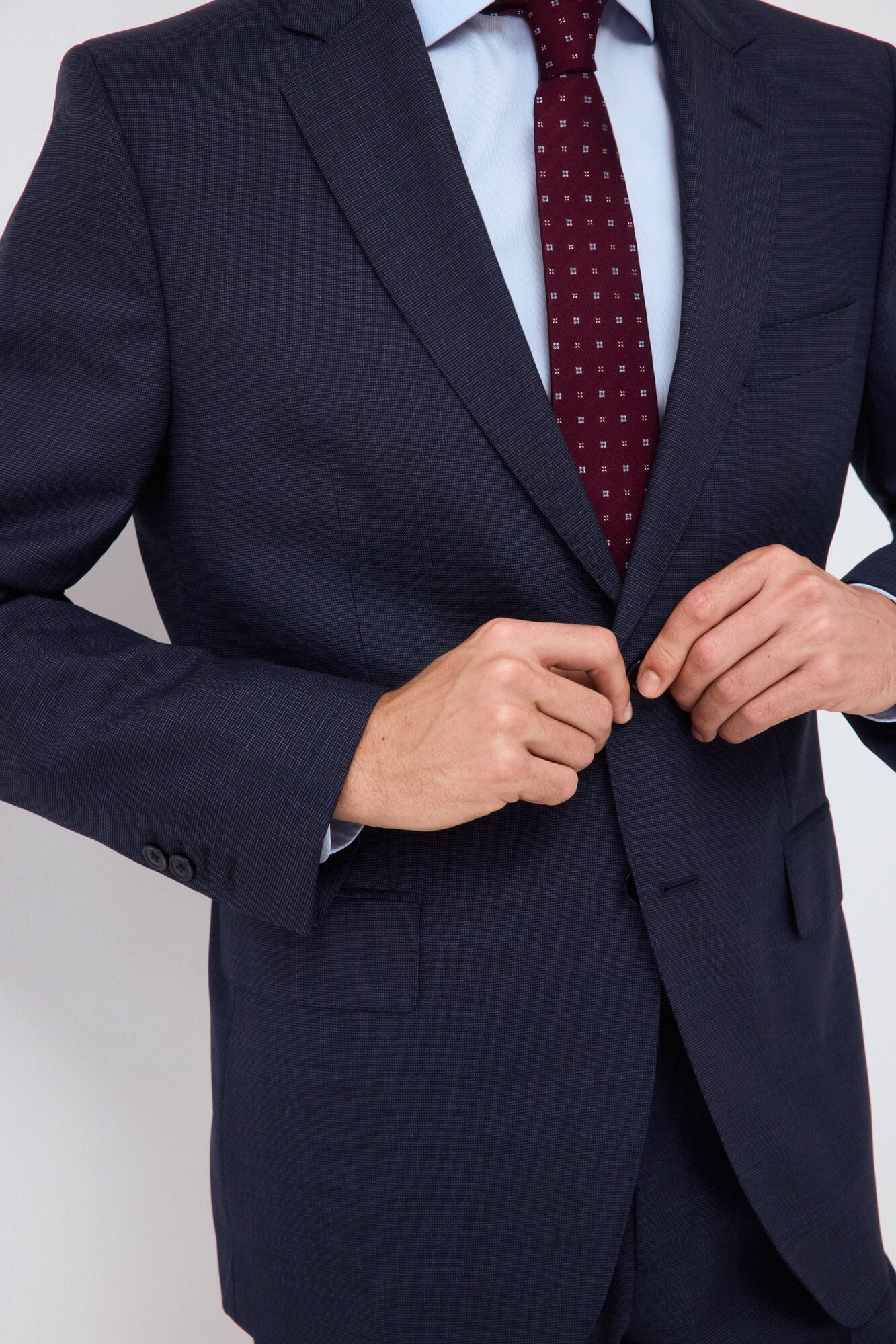 Pedro del Hierro Blue tailored coordinated suit jacket