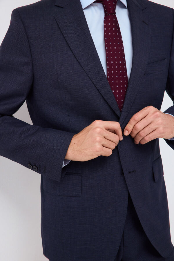 Pedro del Hierro Blazer de fato coordenado tailored estrutura azul Azul