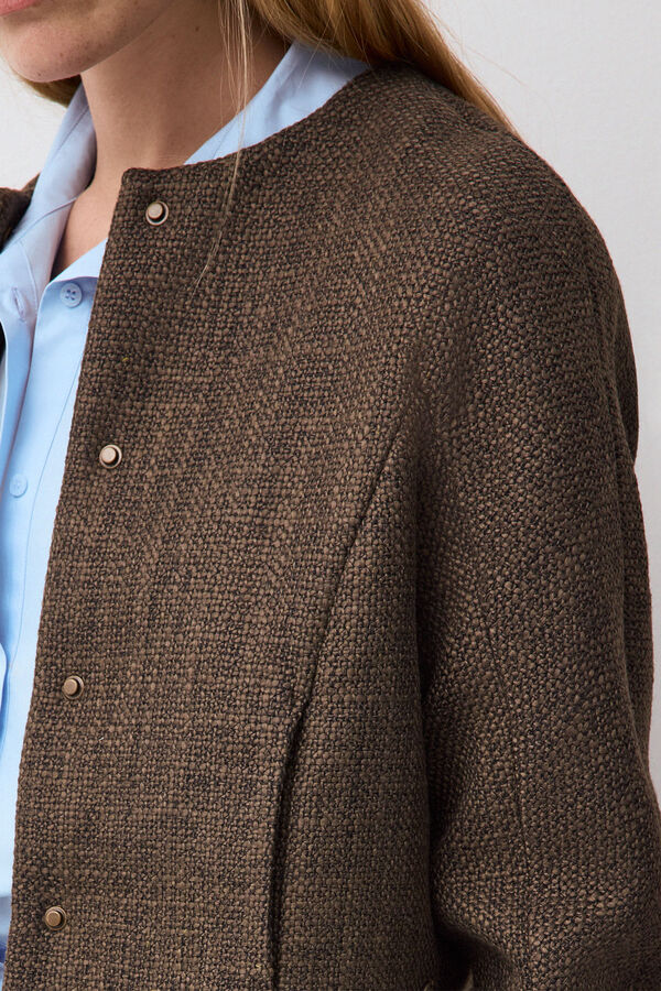 Pedro del Hierro Textured jacket Green