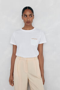 Pedro del Hierro T-shirt with chain pocket