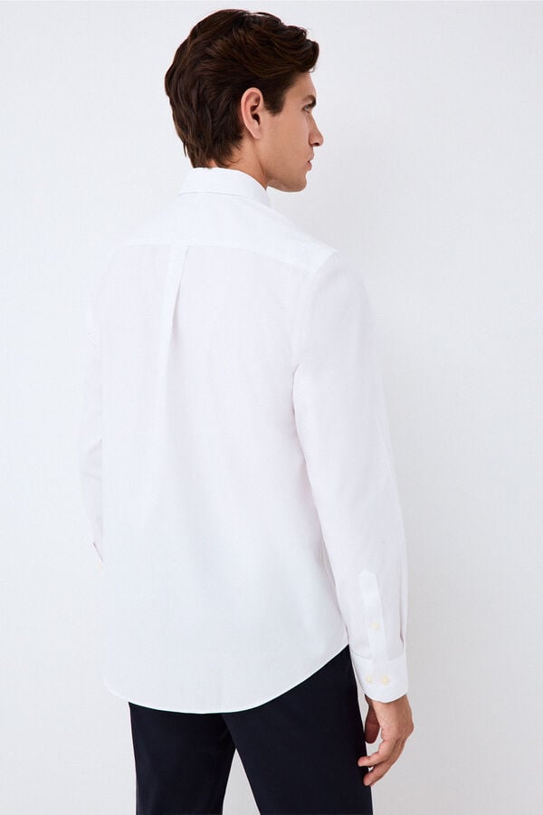 Pedro del Hierro Plain non-iron shirt White