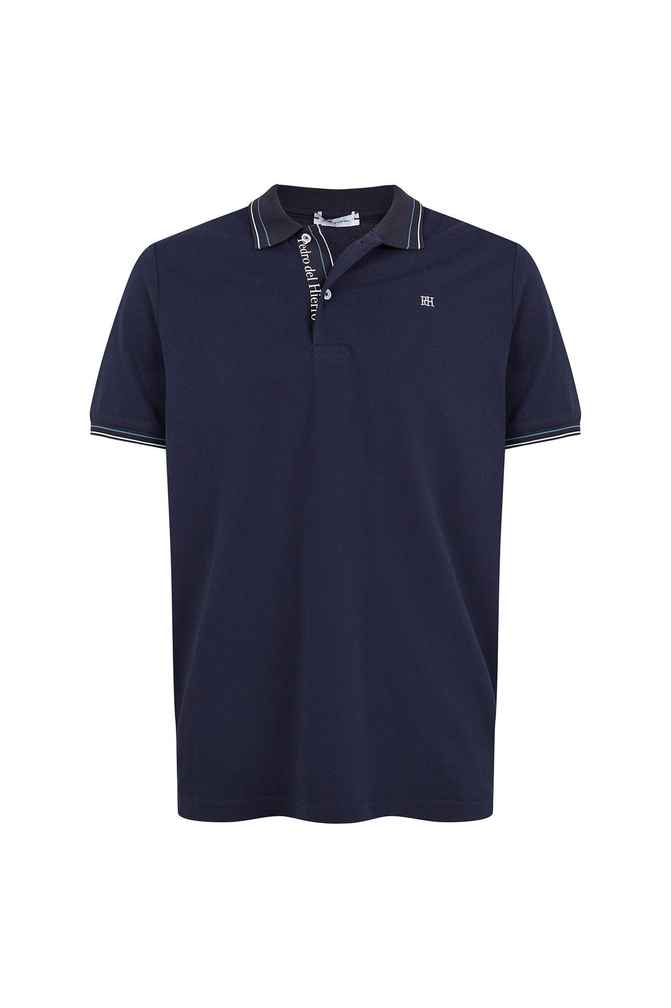 Pedro del Hierro Jacquard polo shirt