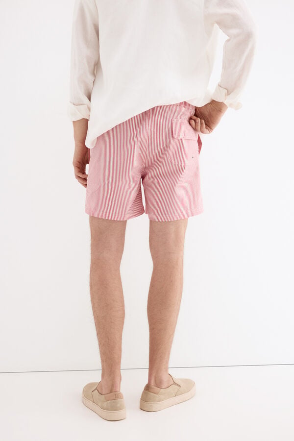 Pedro del Hierro Structured fabric swimwear Coral