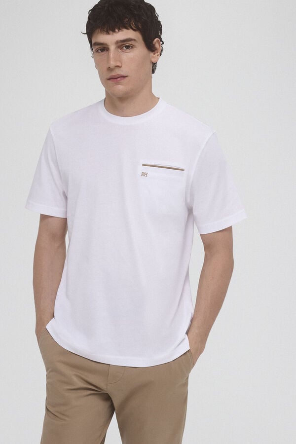 Pedro del Hierro pocket T-shirt White