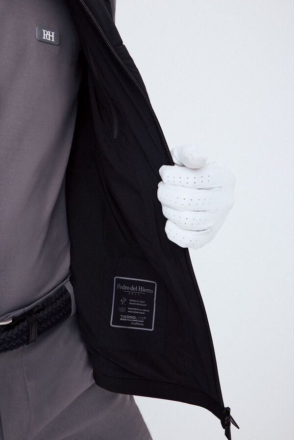 Pedro del Hierro Colete acolchoado Golf Preto