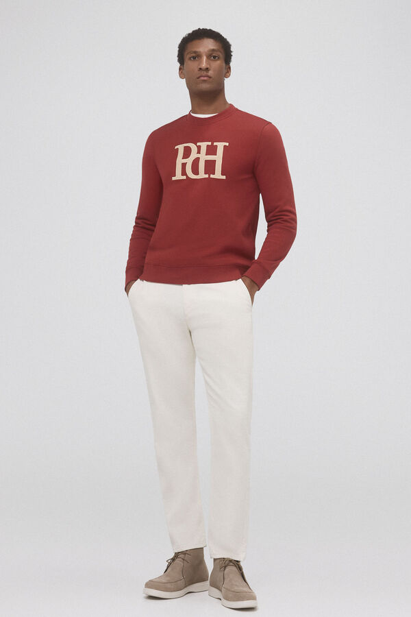 Pedro del Hierro Sudadera logo Rojo