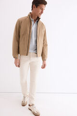 Pedro del Hierro Slim fit 5-pocket trousers Ecru