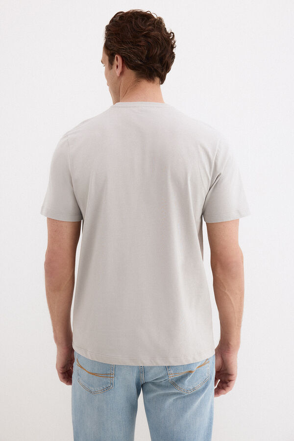 Pedro del Hierro Basic T-shirt Grey