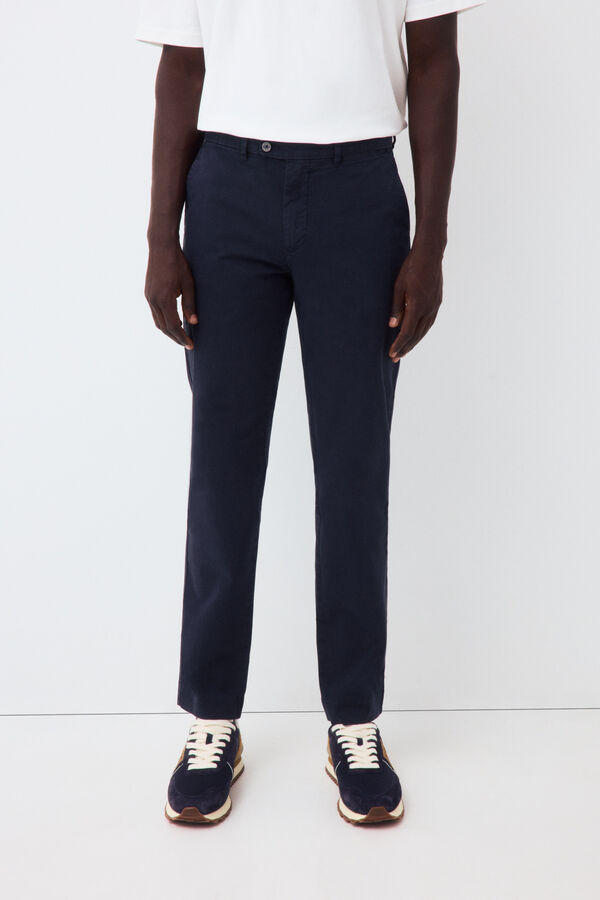 Pedro del Hierro Premium regular chinos Blue