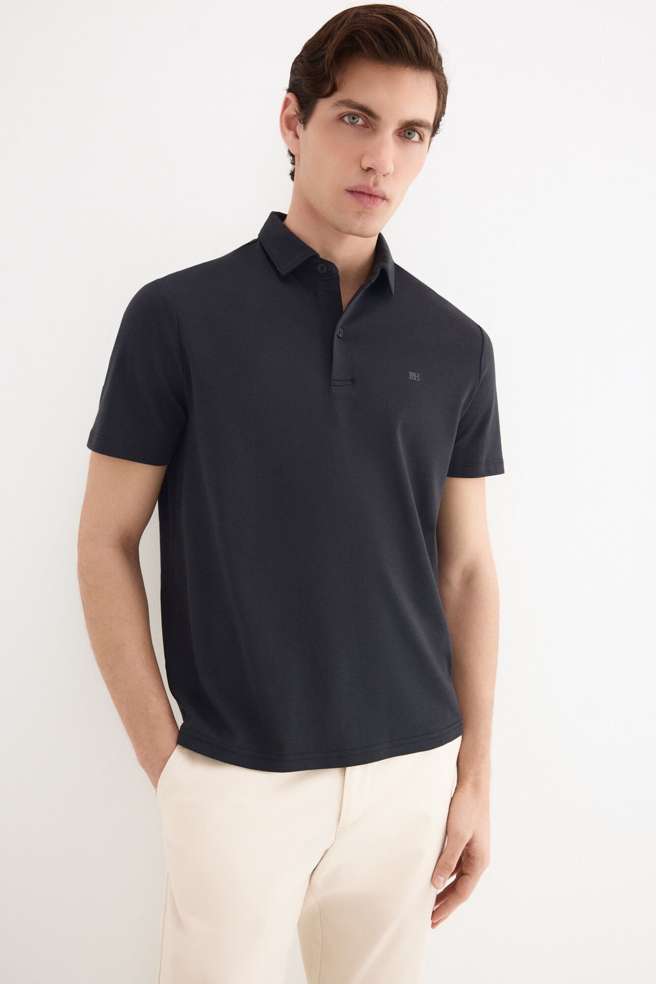 Pedro del Hierro Mercerized polo shirt